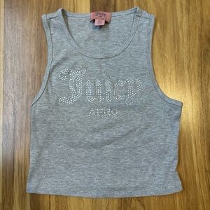 juicy couture grey tank size medium